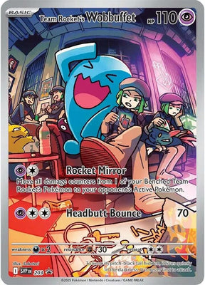 Team Rocket's Wobbuffet 203 - Pokemon TCG Scarlet & Violet Promos card