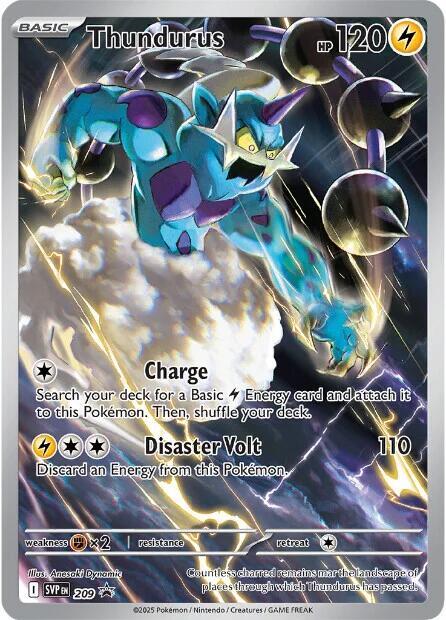 Thundurus 209 - Pokemon TCG Scarlet & Violet Promos card