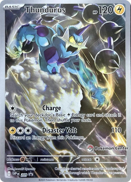 Thundurus (Pokemon Center Exclusive) 209 - Pokemon TCG Scarlet & Violet Promos card