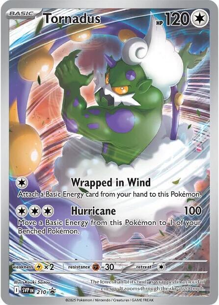 Tornadus 210 - Pokemon TCG Scarlet & Violet Promos card