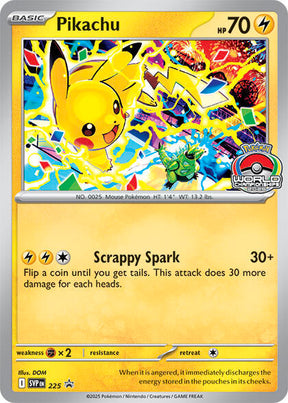 Pikachu (World Championship 2025) 225 - Pokemon TCG Scarlet & Violet Promos card