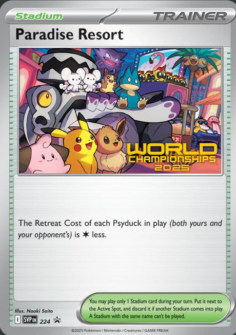 Paradise Resort (World Championships 2025) 224 - Pokemon TCG Scarlet & Violet Promos card