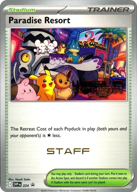 Paradise Resort (World Championships 2025) [Staff] 224 - Pokemon TCG Scarlet & Violet Promos card