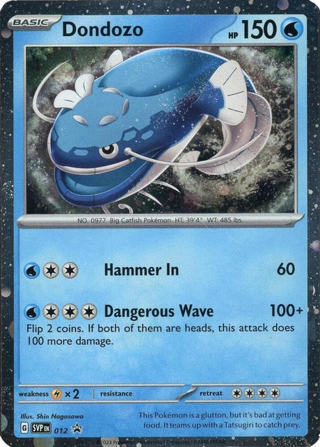 Dondozo (Cosmos Holofoil) 012 - Pokemon TCG Scarlet & Violet Promos card