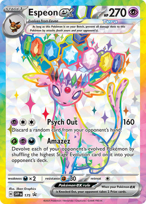 Espeon ex 175 - Pokemon TCG Scarlet & Violet Promos card
