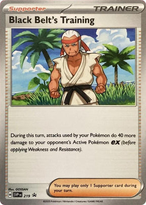 Black Belt's Training 219 - Pokemon TCG Scarlet & Violet Promos card