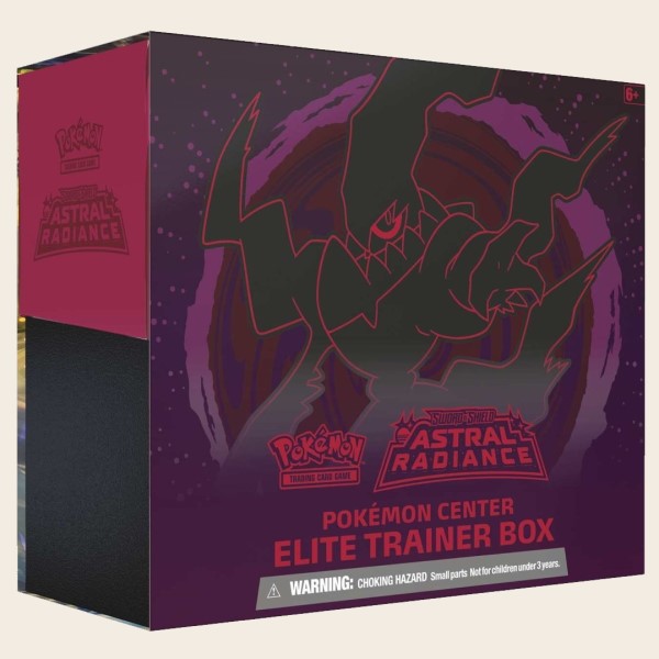 Pokemon Center Astral Radiance Elite Trainer Box Featuring Darkrai (SWSH10)