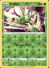 Scyther 004/189, Astral Radiance, Reverse Holo finish, representative matte composite