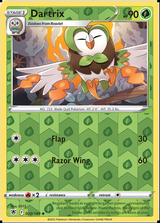 Dartrix 020/189, Astral Radiance, Reverse Holo finish, representative matte composite