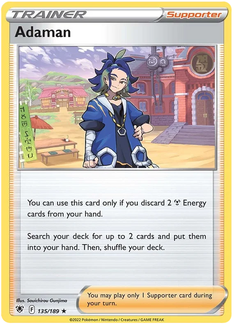 Adaman Astral Radiance Pokemon Card Singles 135/189