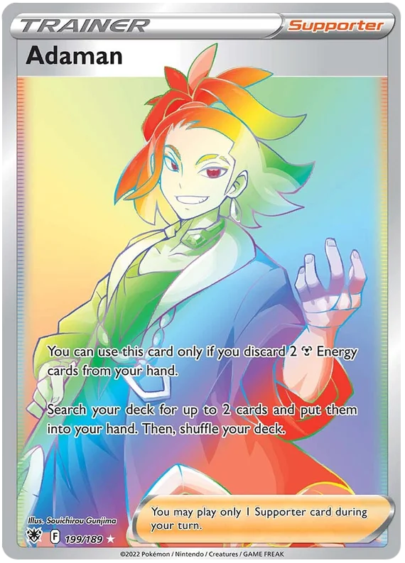 Adaman Astral Radiance Pokemon Card Singles 199/189