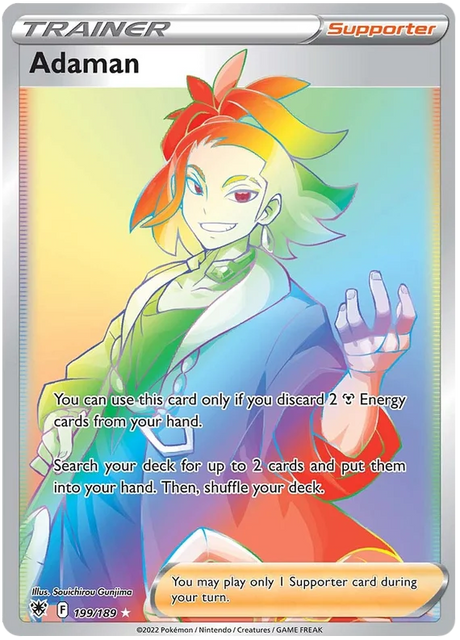 Adaman Astral Radiance Pokemon Card Singles 199/189