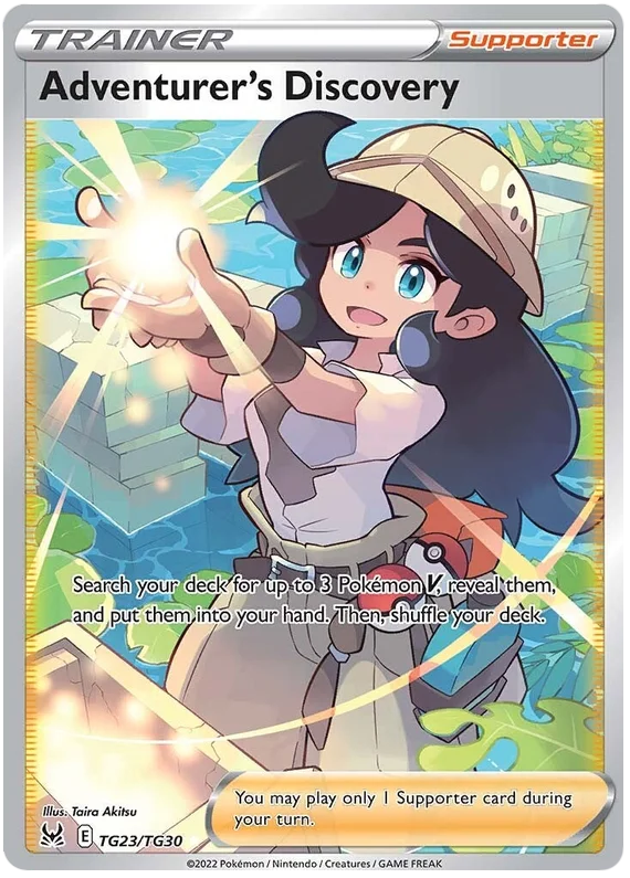 Adventurer's Discovery Lost Origin Trainer Gallery Pokemon Single Card TG23/TG30