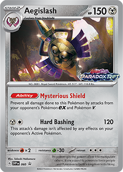 Pokemon Paradox Rift Aegislash Promo SVP060