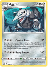 Aggron Crown Zenith Pokemon Card Single