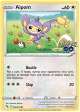 Aipom Pokemon GO Card Singles 056/078