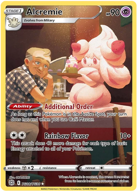 Alcremie Brilliant Stars Trainer Gallery Pokemon Card Singles TG08/TG30