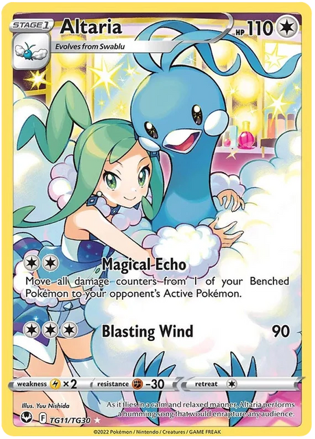 Altaria Silver Tempest Pokemon Single TG11/TG30