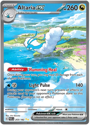 Altaria ex Special Illustration Rare Paradox Rift Single Pokemon Card 253/182