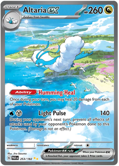 Altaria ex Special Illustration Rare Paradox Rift Single Pokemon Card 253/182