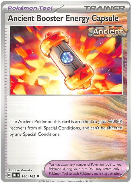 Ancient Booster Energy Capsule Temporal Forces Pokemon Single 140/162