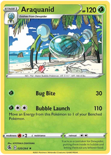 Araquanid Fusion Strike Pokemon Card Singles 020/264