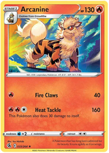Arcanine Fusion Strike Pokemon Card Singles 033/264