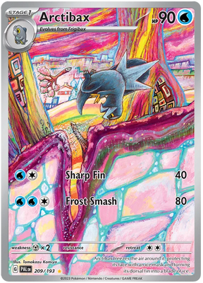 Arctibax Illustration Rare Paldea Evolved Single Pokemon Card