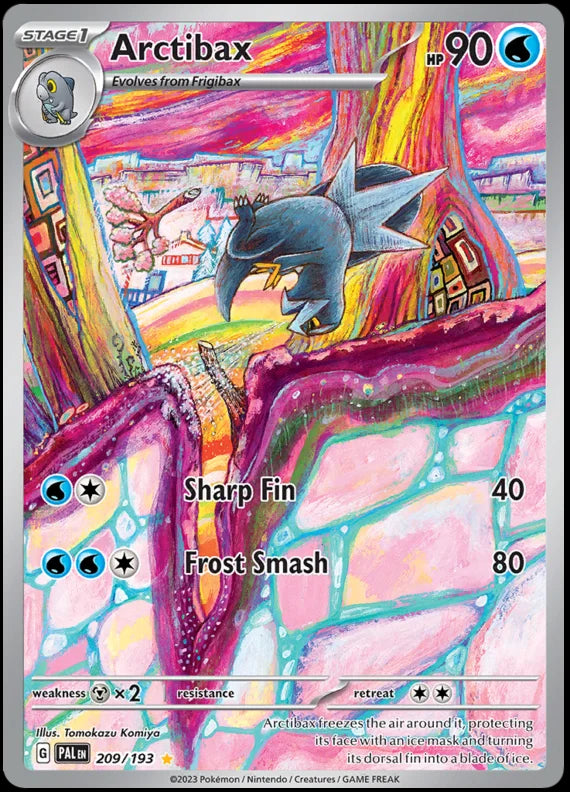 Arctibax Illustration Rare Paldea Evolved Single Pokemon Card