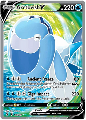 Arctovish V (Full Art) 176/203 - Pokemon TCG Evolving Skies card
