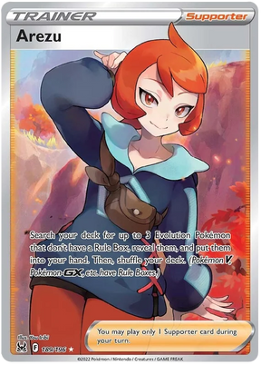 Arezu (Full Art) Lost Origin Pokemon Single Card 189/196