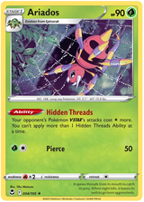 Ariados Silver Tempest Pokemon Single 004/195