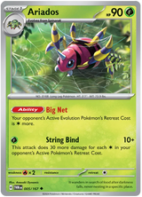 Ariados Twilight Masquerade Pokemon Single 005/167
