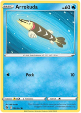 Arrokuda Fusion Strike Pokemon Card Singles 082/264