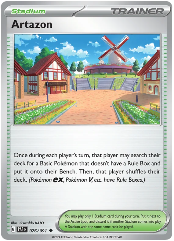 Artazon Paldean Fates Pokemon Card Single 076/091