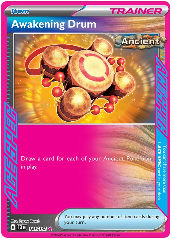 Awakening Drum Temporal Forces Pokemon Single 141/162