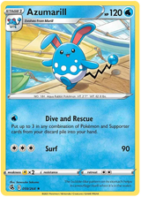 Azumarill Fusion Strike Pokemon Card Singles 059/264