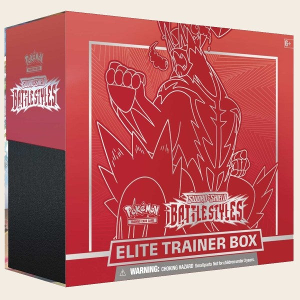 Pokémon Battle Styles Elite Trainer Box featuring Single Strike Urshifu