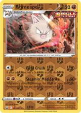 Primeape 067/163, Battle Styles, Reverse Holo finish, representative matte composite