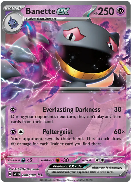 Banette ex Scarlet & Violet Base Set Pokemon Card Single