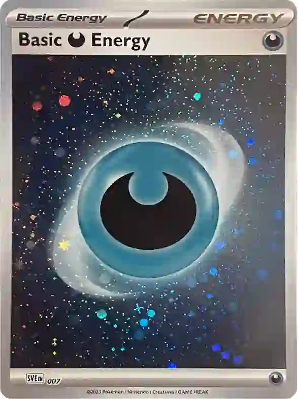 Basic Darkness Energy  Cosmos Holo 151 Single Pokemon Card