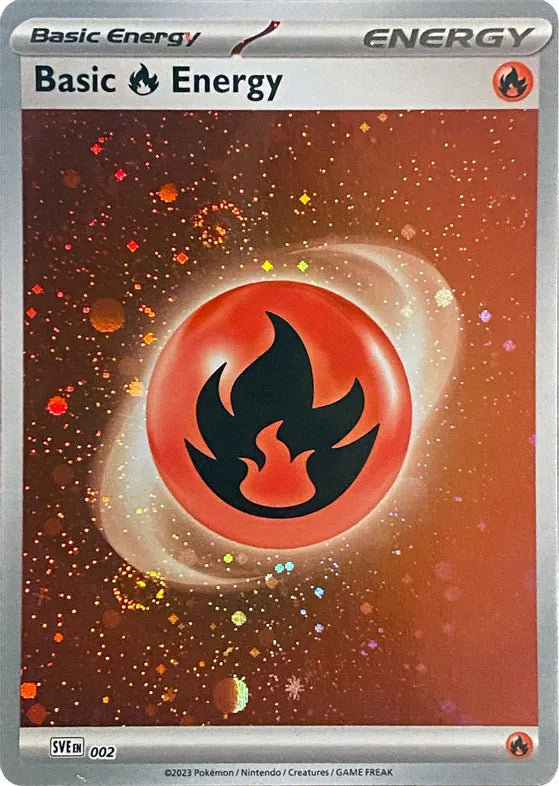 cosmos pokemon card Basic Fire Energy Cosmos Holo 151 Single Pokemon Card 002 – Favorite Hobby