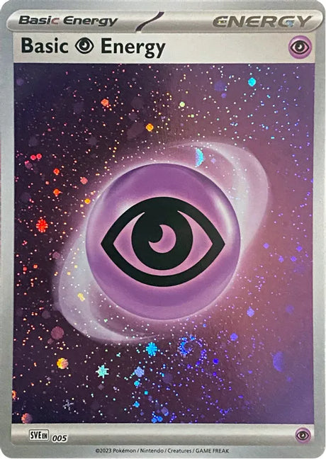 Pokemon 151 Cosmos Holo Basic Psychic Energy 005