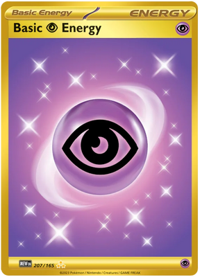 Pokemon 151 Basic Psychic Energy Hyper Rare 207/165