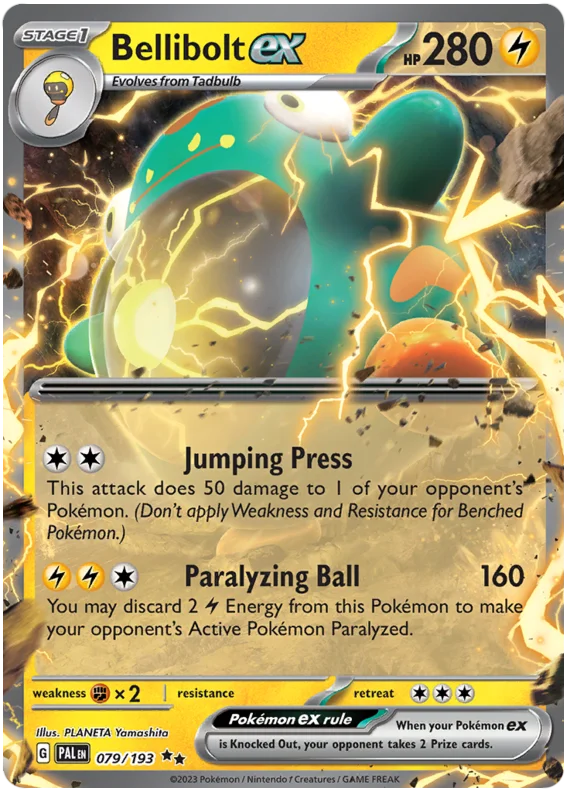 Bellibolt ex Paldea Evolved Single Pokemon Card