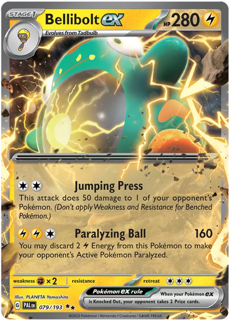 Bellibolt ex Paldea Evolved Single Pokemon Card