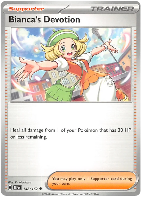 Bianca's Devotion Temporal Forces Pokemon Single 142/162