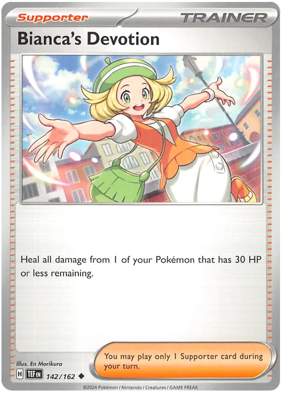 Bianca's Devotion Temporal Forces Pokemon Single 142/162