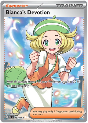 Bianca's Devotion Temporal Forces Pokemon Single 197/162