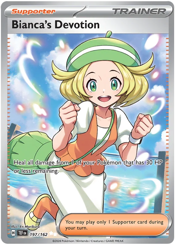 Bianca's Devotion Temporal Forces Pokemon Single 197/162